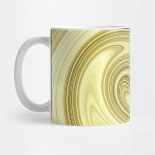 Molten gold swirls zen Mug